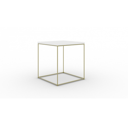 Adina Dohányzóasztal Arany+Fehér Fényes