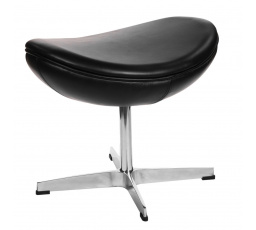 Egg lábtartó fekete bőr TP