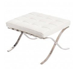 BA1 lábtartó fehér természetes bőr