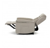 Polohovací křeslo, elektrické kabelové ovládání, béžová, látka, TV-7072 LAN2