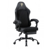 Fotel obrotowy gamingowy - czarny FB40-FX