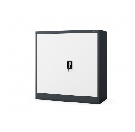 Személyes irattartó szekrény BEATA, 900 x 930 x 400 mm, antracit-fehér