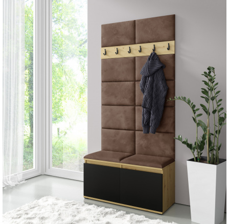 EMI 1 előszobafal, Trinity 07/Artisan + fekete