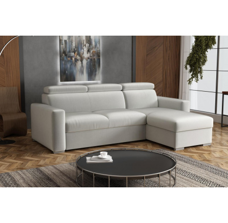 Sedací souprava Petrit pravá Paros světle šedá