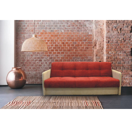 Pohovka Malaga Mini vínová/béžová