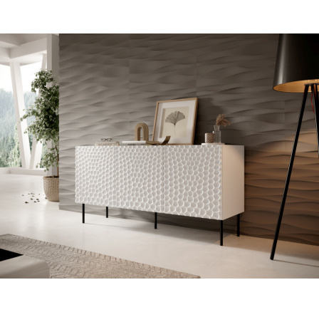 HOLE 152 komód matt fehér / matt fehér