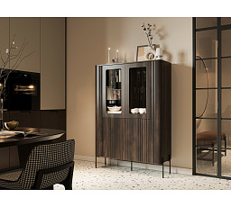 VERA 110 vitrin, barokk ristretto tölgy