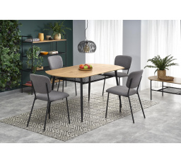 JACKSON étkezőasztal, Arany tölgy/Fekete