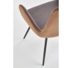 Étkezőszék K392, szürke/barna