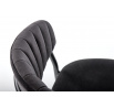 Étkezőszék K426, fekete bársony