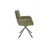 Forgó étkezőszék K495, Olíva/Fekete