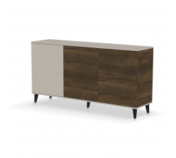 RANDOM 2 KM-1 komód, kasmír / dió / fekete
