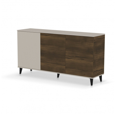 RANDOM 2 KM-1 komód, kasmír / dió / fekete