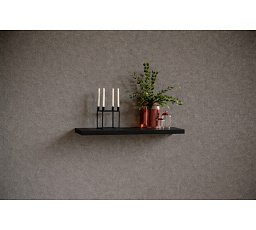 ANDREA Fali polc 60x26 Fekete Matt