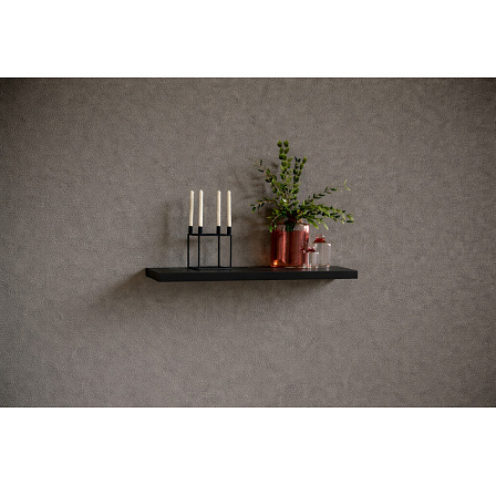 ANDREA Fali polc 60x26 Fekete Matt