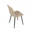 Jídelní židle, béžová, látka vintage, CT-281 CRM3