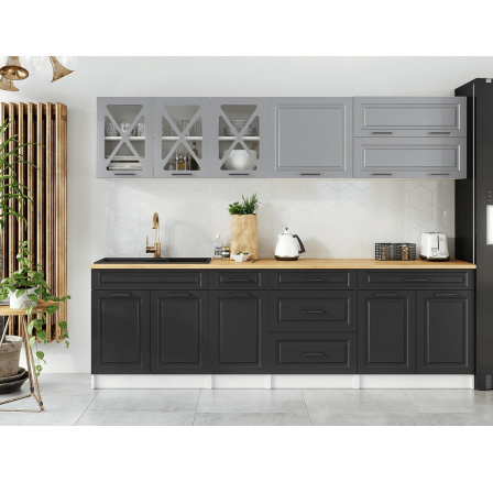 Kuchyňská linka Tyra 260/260 popel/grafit MAT