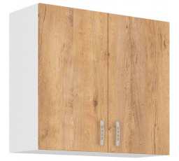 Kuchyňská horní skříňka SALLY 80-G-72-2F, Dub lefkas