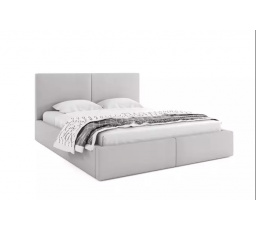 ŁÓŻKO SYPIALNIANE HILTON POPIELATY BEZ MATERACY 140 X 200 KPL