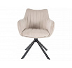 AZALIA VELVET étkezőszék, Világos Bézs Bluvel 30/Fekete