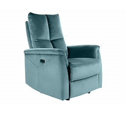 Állítható NEPTUN VELVET fotel, zöld Bluvel 78