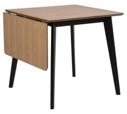 Roxby kinyitható asztal, természetes/fekete