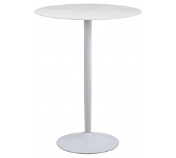 Malta bárasztal fehér Unico matt