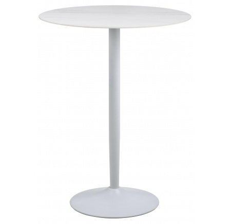 Malta bárasztal fehér Unico matt