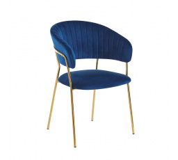 Velvet szék kék K4-FX