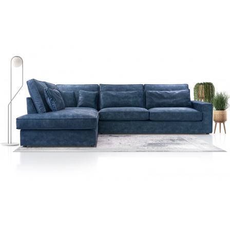 Rohová sedací souprava COBRA, Palladium 13, Levá