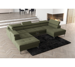 NAROŻNIK ROZKŁADANY TOSCANIA MAX II 170x350x220 - lewa , Wybierz własny kolor - Zapisz swój wybór - Galeria tkanin poniżej