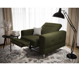 FOTEL MALIBU RELAX - Odcienie brudnego zielonego