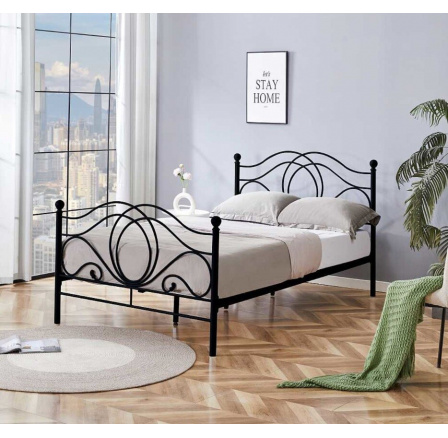 ROKO ágy 120x200 JG Fekete