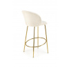 H116 bárszék, krém/arany