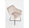 Étkezőszék K377, bézs Velvet