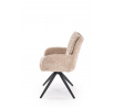 Forgó étkezőszék K540, Bézs/Fekete