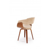 Étkezőszék K545, Bézs/Dió