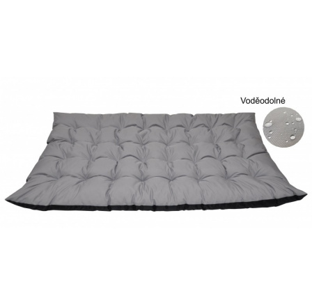 Matrace zahradní MAXI 180x115 cm - šedá 336 voděodolná