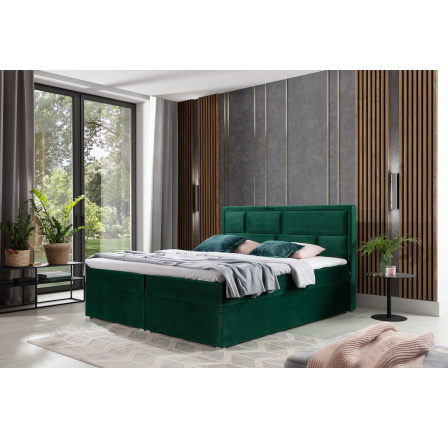 Kárpitozott kontinentális ágy - boxspring MERON, 160x200, Kronos 19