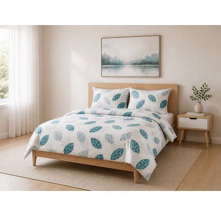 Povlečení bavlna 140x200, 70x90 cm Linna white Povlečení bavlna 140x200, 70x90 cm Linna white