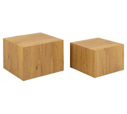 2 darabos Dice tölgy dohányzóasztal szett