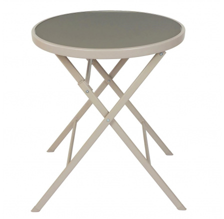 Összecsukható kerti asztal Elba bézs