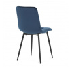 Jídelní židle, modrá, sametová látka, CT-281 BLUE4