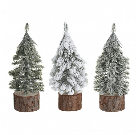 Műfenyő tuskón - mini, 19 cm, 3 féle keverék, ár 1 db-ra Műfenyő tuskón - mini, 19 cm, 3 féle keverék, ár 1 db-ra