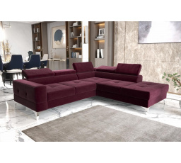 NAROŻNIK TOSCANIA II 230x250 - prawa , Odcienie bordowego