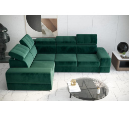 NAROŻNIK ROYAL II 280×210 - lewa , Odcienie zieleni