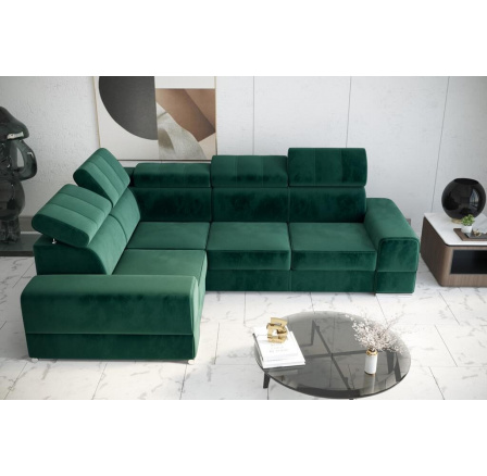 NAROŻNIK ROYAL II 280×210 - lewa , Odcienie zieleni