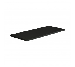 Fém polc irodai szekrényhez, 900 x 20 x 360 mm, fekete
