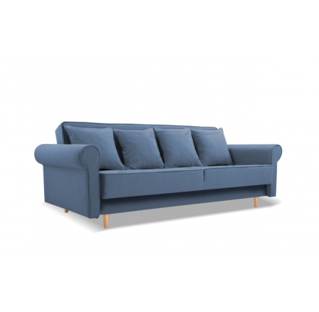KRYSTYNA Kihúzható Kanapé Kék, Norn 86