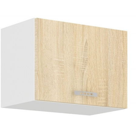 Horní skřínka SARA - 50 OK-40 1F, Bílá / Dub Sonoma